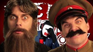 Rasputin Vs Stalin Epic Rap Battles of History Russian Reaction [upl. by Snevets609]