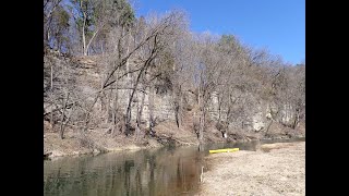 Kayaking the Maquoketa River through Backbone State Park in Iowa [upl. by Malda]