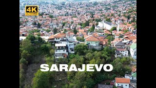 Sarajevo Stari Grad  Vratnik  4K dron [upl. by Neelrad]