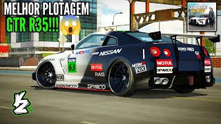 SAIUU MELHOR PLOTAGEM PARA GTR R35  CAR PARKING MULTIPLAYER [upl. by Candy]