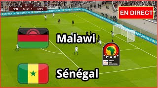 Sénégal vs Malawi en direct Éliminatoires Coupe dAfrique Simulation de football Gameplay PC [upl. by Redleh]