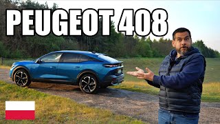 Peugeot 408  crossover z jednym zerem PL  test i jazda próbna [upl. by Trebreh246]