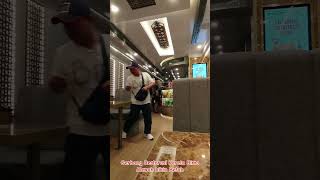 Mewah Bikin Betah Gerbong Restorasi Kereta Api Bima Surabaya Jakarta food travel foodie fyp yt [upl. by Alasdair]