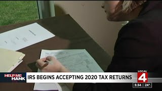 IRS begins accepting 2020 tax returns [upl. by Hgielra]