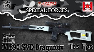 Review Dcobra M890 SVD Dragunov Special Force [upl. by Efthim]