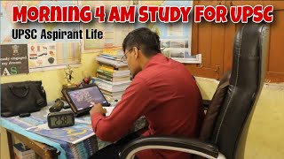 Woke up Morning 4 am to Study for UPSC UPSC Study Vlog a day in the life of a upsc aspirant ias [upl. by Dray]