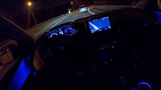 AllNew 2022 Peugeot 308 BlueHDI 130 Allure Pack  POV Driving at Night [upl. by Introk167]