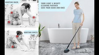 3In1 bathroom cleaning brush amp Tiles Floor Toilet Window amp Glass cleaning Brush for Home [upl. by Niad]