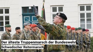 Der älteste Truppenmarsch der Bundeswehr und was ist ein Traditionsmarsch Schwedischer Reitermarsch [upl. by Aikemot]