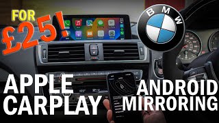 Installing the cheapest Apple CarPlay I found to my BMW  4K [upl. by Editha268]