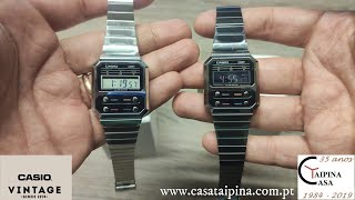 Casio Vintage A100WE1AEF vs A100WEGG1AEF [upl. by Akeirahs]