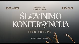 Šlovinimo konferencija quotTavo artumequot 2024 [upl. by Felipe310]