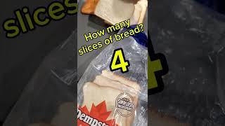 How many slices of bread are in a loaf of Dempsters White Sandwich Bread from Costco [upl. by Ymmak]