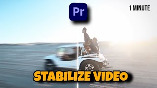 How to Stabilize Video in Premiere Pro  2023 [upl. by Travers]