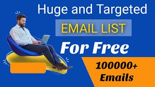 Email Marketing  9  How to build an Email list  Free email list for marketing 2020 [upl. by Carine]