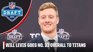 Titans move up to select Will Levis at No 33 🚨 Hell fit right in Spencer Hall  2023 NFL Draft [upl. by Ari]