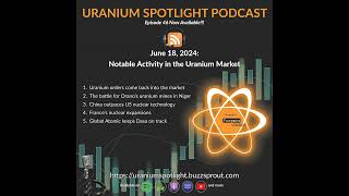 June 18 2024 Notable activity in the uranium market [upl. by Llerot]