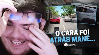 CASIMIRO REAGE OBSERVAÇÕES DIÁRIAS EP 244 FERRARI VS UNO  XRACING  Cortes do Casimito [upl. by Selec]