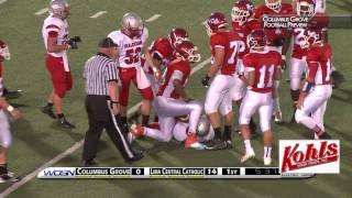 The WarmUp Columbus Grove football [upl. by Odraccir]