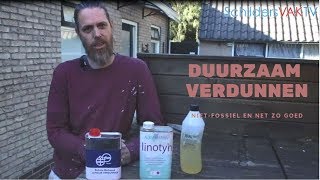 Verf verdunnen met duurzame producten [upl. by Nivac468]