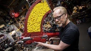 Adam Savages One Day Builds 1000 Shot NERF Blaster [upl. by Ariada321]