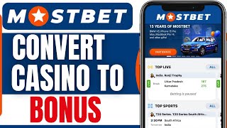 How To Convert Casino Bonus To Cash In Mostbet 2024 [upl. by Uhile]