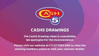 Cash 5 Drawing For 11172024 [upl. by Enirehtac480]