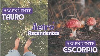 Ascendente en Tauro Ascendente en Escorpio CICLO ASTRO ASCENDENTES [upl. by Acemat]