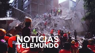 México una vez más escenario de un fuerte terremoto  Noticiero  Noticias Telemundo [upl. by Crowley]