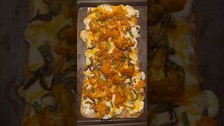 How To Make Roasted Buffalo Cauliflower Flatbread Pizza Recipe shorts  Bunnies Kitchen [upl. by Nois]