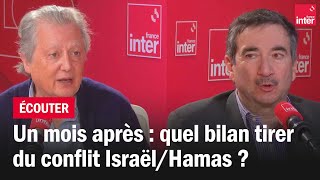 Un mois après  quel bilan tirer du conflit IsraëlHamas  Pierre Haski x Dov Alfon [upl. by Elodea]