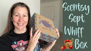 Scentsy Whiff Box September 2024  Its All About Autumn  Home Fragrance Surprise Box [upl. by Nuahc424]