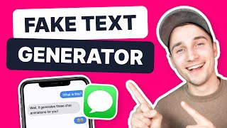 How to Generate Fake Text Messages  Texting Story Maker [upl. by Anastos55]