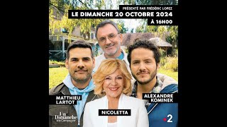 Un dimanche à la campagne Émission du dimanche 20 octobre 2024 avec Alexandre Kominek [upl. by Nosnor838]