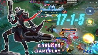 granger gameplay 2024 mobilelegends grangerhighlights mlbb grangerbestbuild mlbbph [upl. by Neelik]