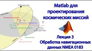 Matlab для космических миссий  Лекция 3  Обработка NMEA 0183 [upl. by Tiler353]