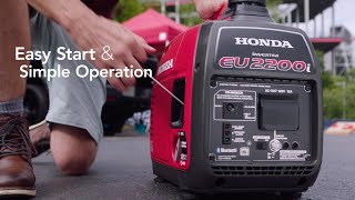 Honda EU Super Quiet Inverter Series Generators [upl. by Amilas917]