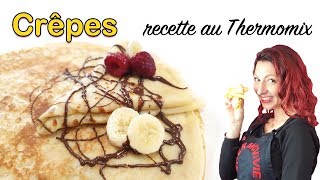 CREPES recette au THERMOMIX [upl. by Arrim]