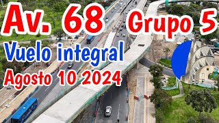 Grupo 5 Avenida 68 así va esta obra de Conconcreto Agosto 2024 [upl. by Holli]