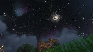 Minecraft ArstaLex Shader test  night sky ambient [upl. by Matilda312]