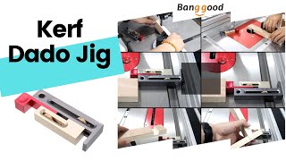 Banggood Kerf maker  Dado Tool  Mortise tenon Jig [upl. by Enniotna]