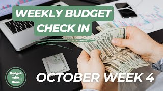 Weekly budget OCT week 4  NOV week 1  Low income  budgetwithjane  budget with euros [upl. by Astraea]