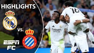 🔥 MBAPPE SCORES 🔥 Real Madrid vs Espanyol  LALIGA Highlights  ESPN FC [upl. by Caldera155]