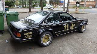 BMW E24 JPS  PURE SOUND w SIX THROTTLE BODIES  ITBs [upl. by Assinna483]