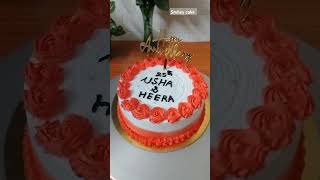 Anniversary cake designnew cake design youtubeshort [upl. by Anital]