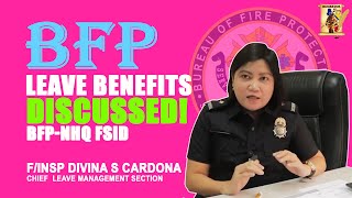 BFP Leave Benefits  DISCUSSED [upl. by Lianne]