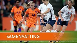 Highlights OranjeLeeuwinnen  Noorwegen 24102017 [upl. by Newmark]