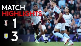 HIGHLIGHTS  Fulham 13 Aston Villa  Not Our Day At CC [upl. by Kwasi]