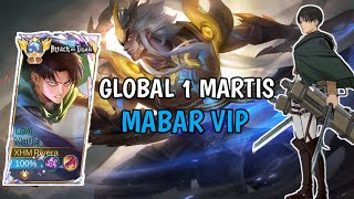 LIVE GLOBAL 1 MARTIS OPEN MABAR VIP PENCARI WS  Mobile Legends [upl. by Eiznyl596]