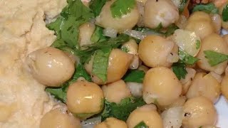 Salade fraiche de pois chiches citron vert amp coriandre  Salade style marocaine  Recette  133 [upl. by Aenyl]